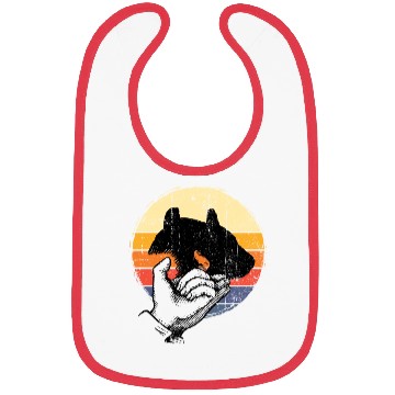 Discover Animal Shadows bear Bibs