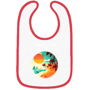 Discover Walking At Sea With Sandy Toes And Sun Kissed Nose Bibs