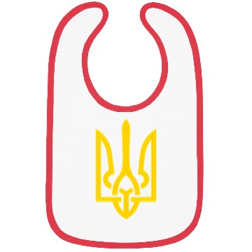 Discover Ukraine Trident Symbol Middle Ukrainian Zeleny Bibs