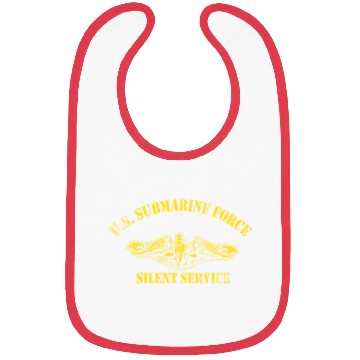 Discover Us Submarine Force Silent Service Veteran Submarin Bibs