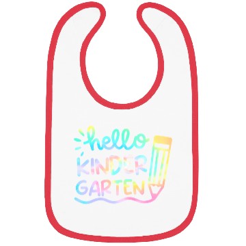 Discover Hello Kindergarten Tie Dye Teachers Back to Bibs