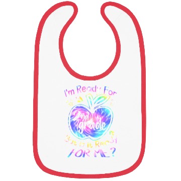 Discover Ready for 2nd Grade Tie Dye Back to School Team Bibs