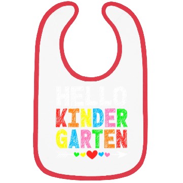 Discover Hello Kindergarten Teacher & Student Kinder Back Bibs