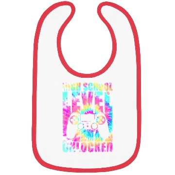 Discover High School Level Unlocked Tie Dye Back To School Bibs