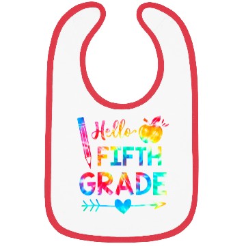 Discover Tie Dye Hello 5th Grade Teachers Students Back To Bibs