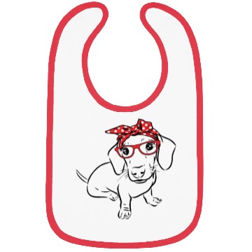 Discover Dachshund Mama Bibs