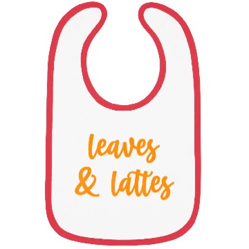 Discover Leaves and Lattes Fall Autumn Lover Bibs