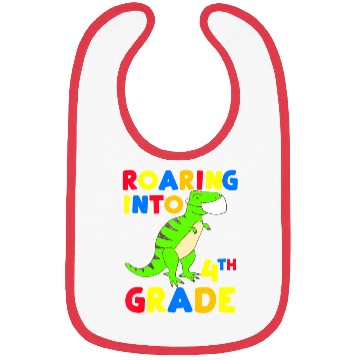 Discover Roaring Into 4th Grade Four Back To School 2020 Bibs