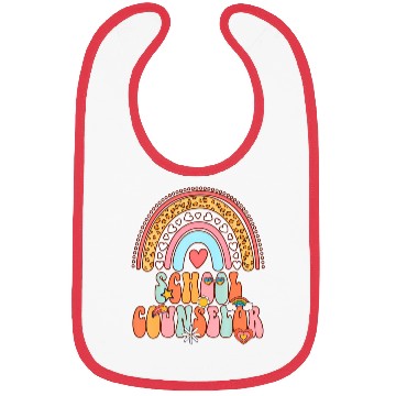 Discover School Counselor Groovy Back to School Bibs