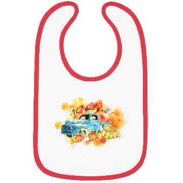 Discover Vintage Fall Truck Pumpkins Autumn Leaves It's Bibs