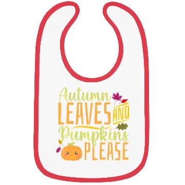 Discover Autumn Leaves and Pumpkins Please - Fall Leaves Bibs