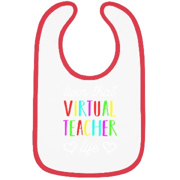 Discover Virtual Teacher Life For Back To School Educator Bibs