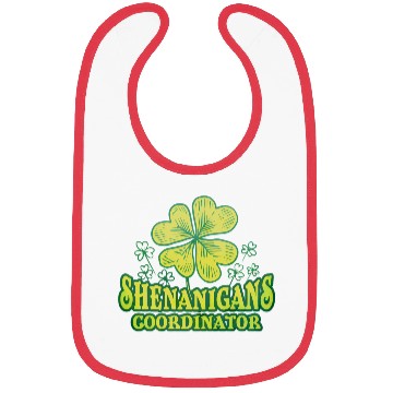 Discover Shenanigans Coordinator St Patrick'S Day Shamrock Bibs