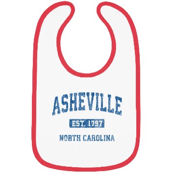 Discover Asheville North Carolina Athletic Sports Bibs