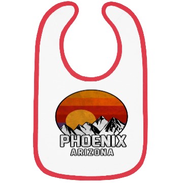 Discover Phoenix Arizonna Mountain Sunset Bibs