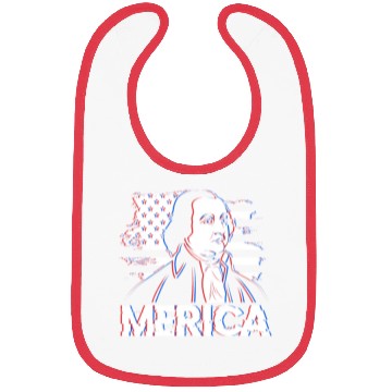 Discover Merica USA Presidents America Fan USA Party Bibs