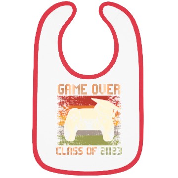 Discover Game Over Class Of 2023 Senior 2023 School Bibs