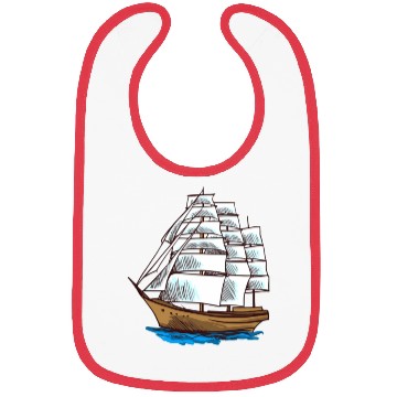 Discover Segeln Sailing Boot Boat Shiff Ship Bibs