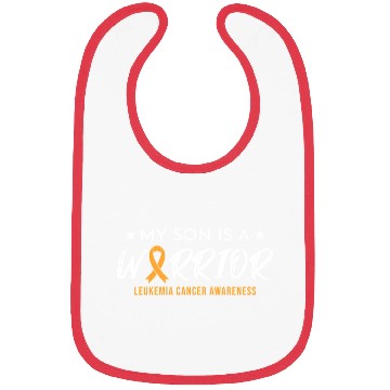 Discover Son Warrior Leukemia Cancer Bibs