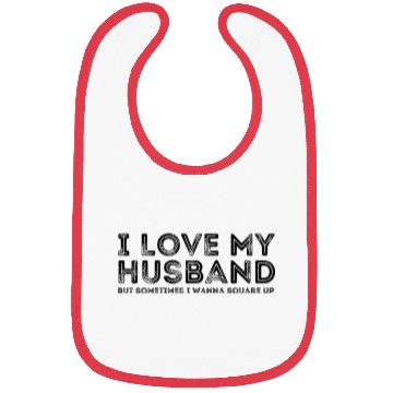 Discover I Love My Husband But Sometimes I Wanna Square Bibs