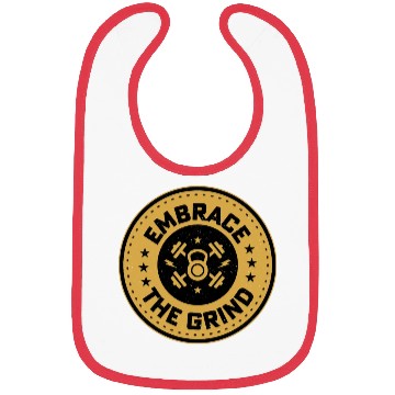 Discover Embrace The Grind Weight Lifting Workout Bibs