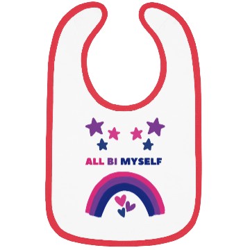 Discover All Bi Myself Bisexual Pride LGBTQ Bibs
