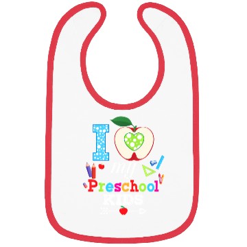 Discover I Love My Preschool Teacher Kid Back To School Bibs