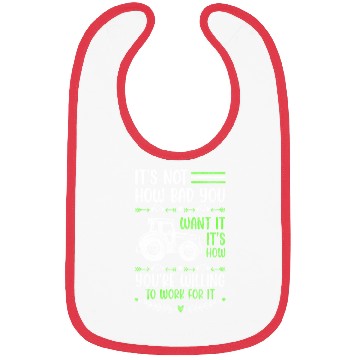 Discover Farmer Work Hard Work Vegetable Bibs