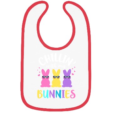 Discover Chillin With My Bunnies Teacher Easter Bibs
