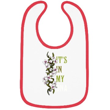 Discover Orchid Flower Plant Lover Women Florist Orchid Bibs