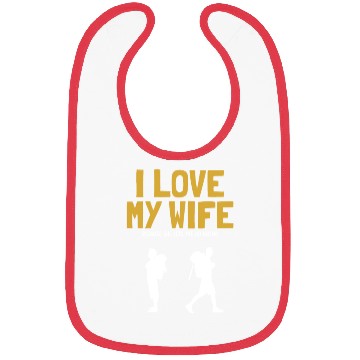 Discover I love my Wife Hiking Outdoor Wander Backpacking Bibs