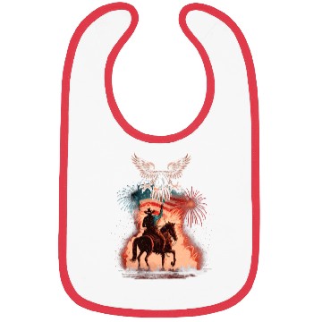 Discover American Patriotism Horse Soldiers USA Bibs