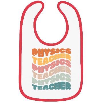 Discover Physics Teacher Vintage Retro Bibs