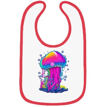 Discover Vibrant Jellyfish Colorful Bibs