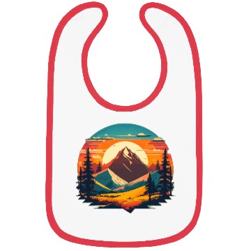 Discover retro camping design Bibs