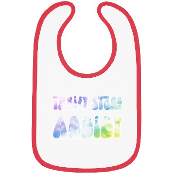 Discover Thrift Store Addict pastel clouds Bibs