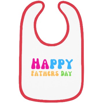 Discover Happy Fathers Day i love you dad Heart Daddy funny Bibs