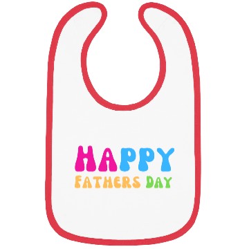 Discover Happy Fathers Day i love you dad Heart Daddy funny Bibs