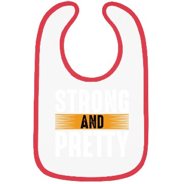 Discover Strong And Pretty Gym Workout Training Motivation Bibs