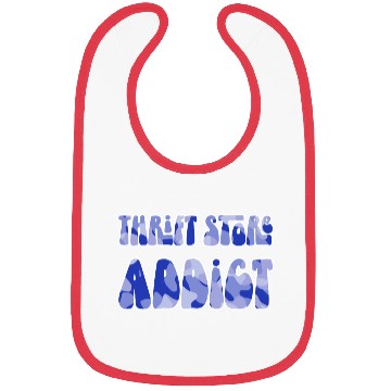 Discover Thrift Store Addict blue camo Bibs