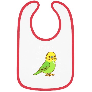Discover Green Budgie Anatomy Bibs
