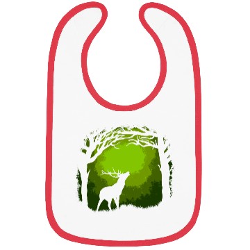 Discover Forest Deer Bibs