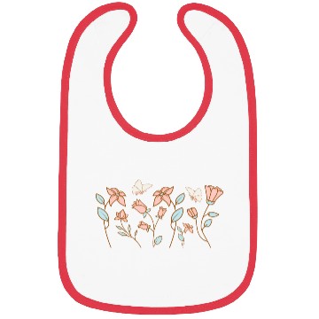 Discover Flowers & Butterflies Bibs