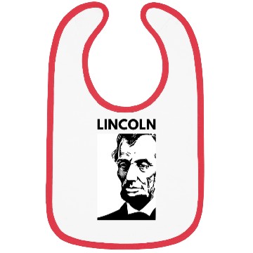 Discover Black White Abraham Lincoln Bibs