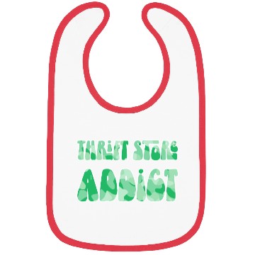 Discover Thrift Store Addict green camo Bibs