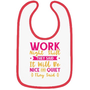 Discover Night Shift Worker Graveyard Duty Bibs