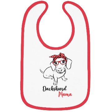 Discover Dachshund Mama Bibs