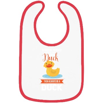 Discover Funny Duck People Saying Design Bibs