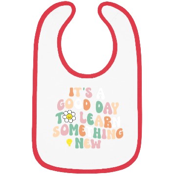 Discover It's A Good Day To Learn Something New Retro Back Bibs