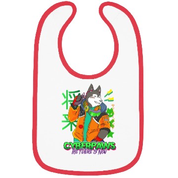 Discover Cyberpunk Futuristic Dog Bibs